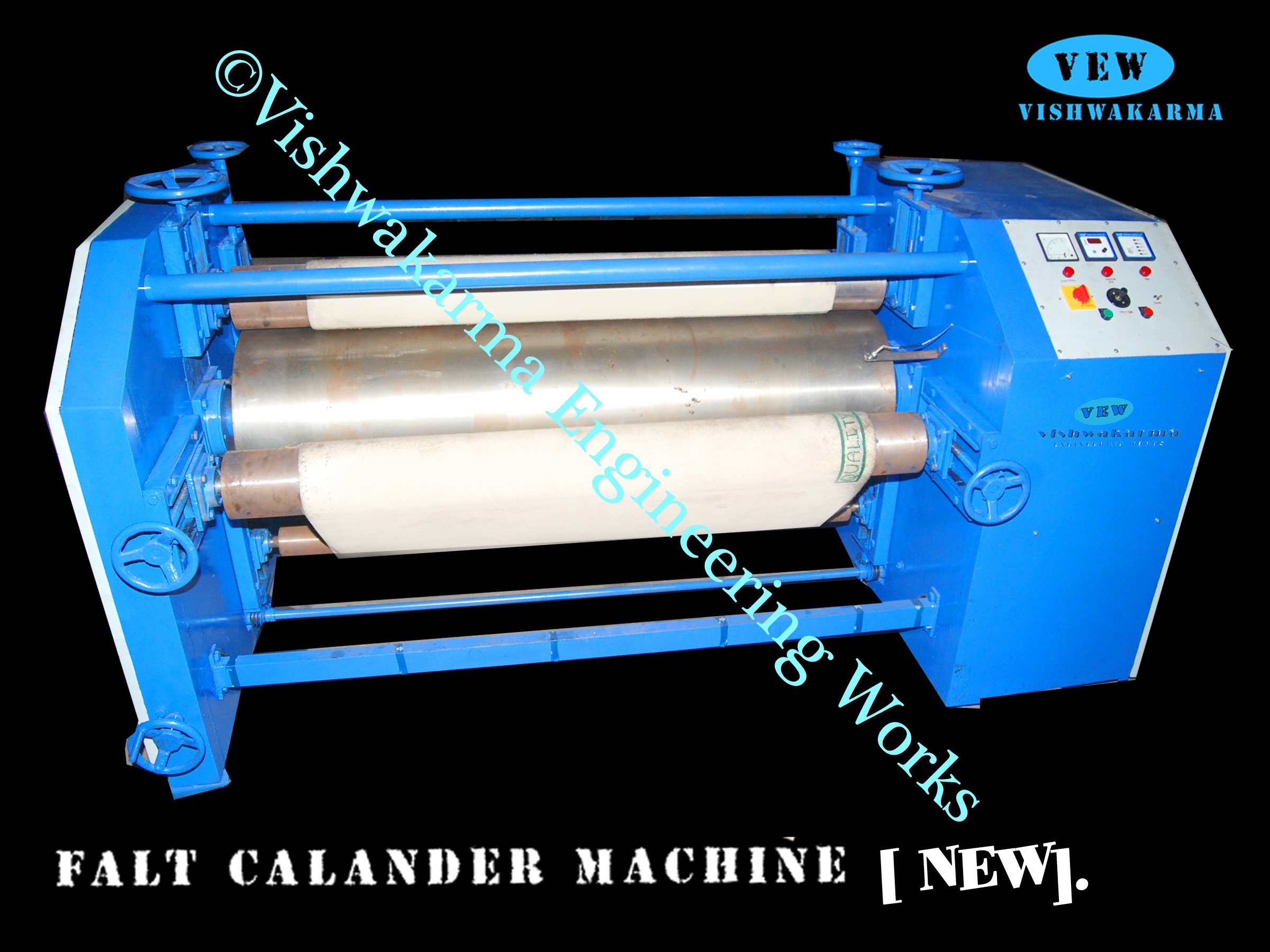 Felt Calender Machine Dimension(l*w*h): 2450 Mm X 1550mm X 1800mm Millimeter (Mm)