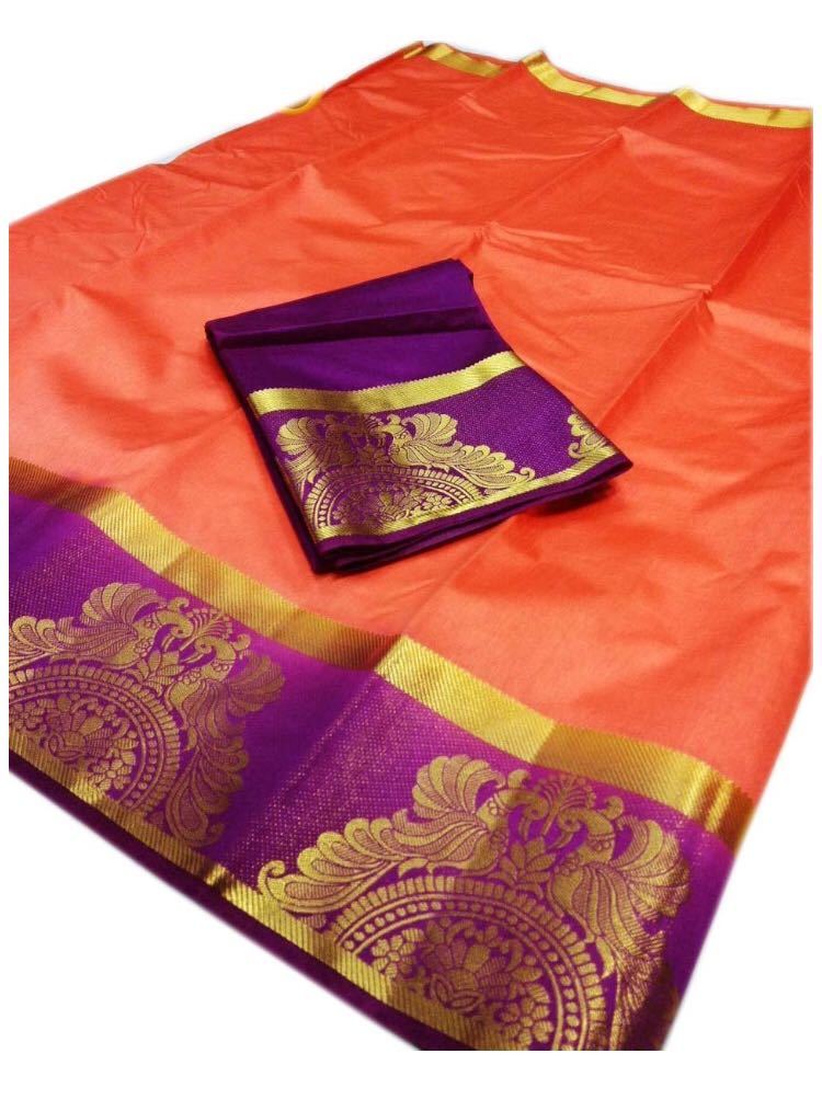 Blue Fancy Kanjivaram Silk Saree
