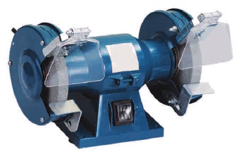 Blue And Black Bench Grinder