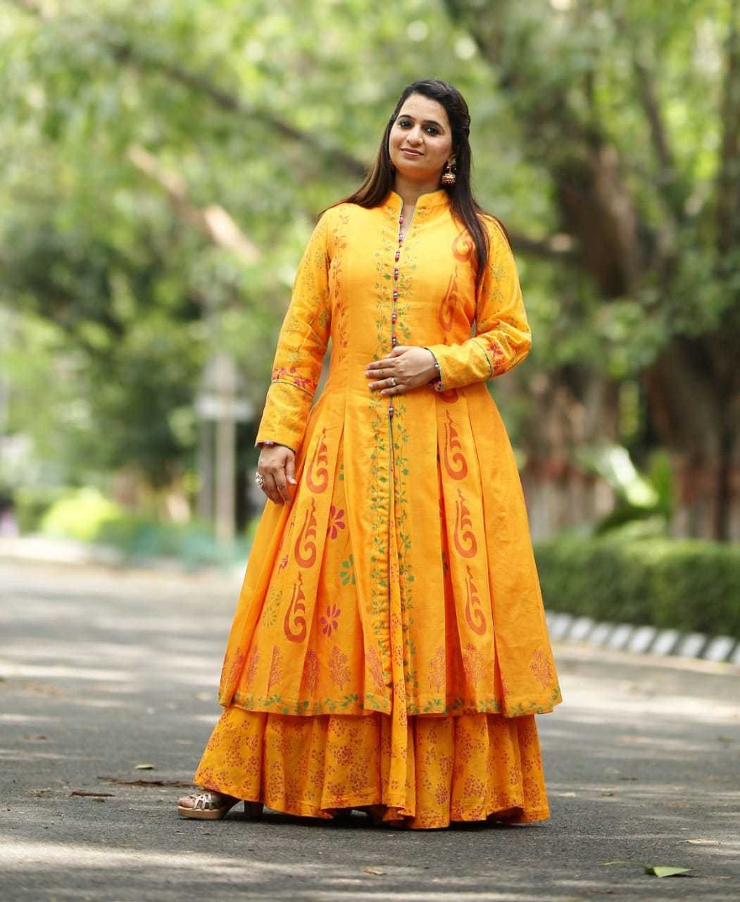 Mixed Anarkali Suit