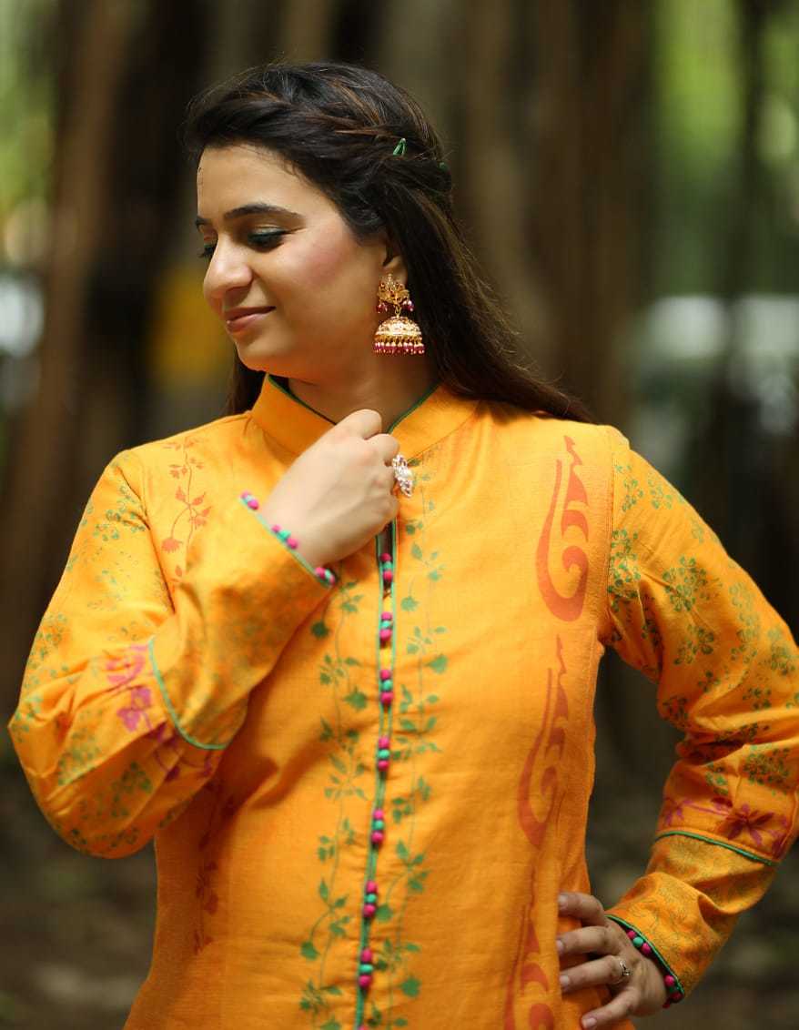 Mixed Anarkali Suit