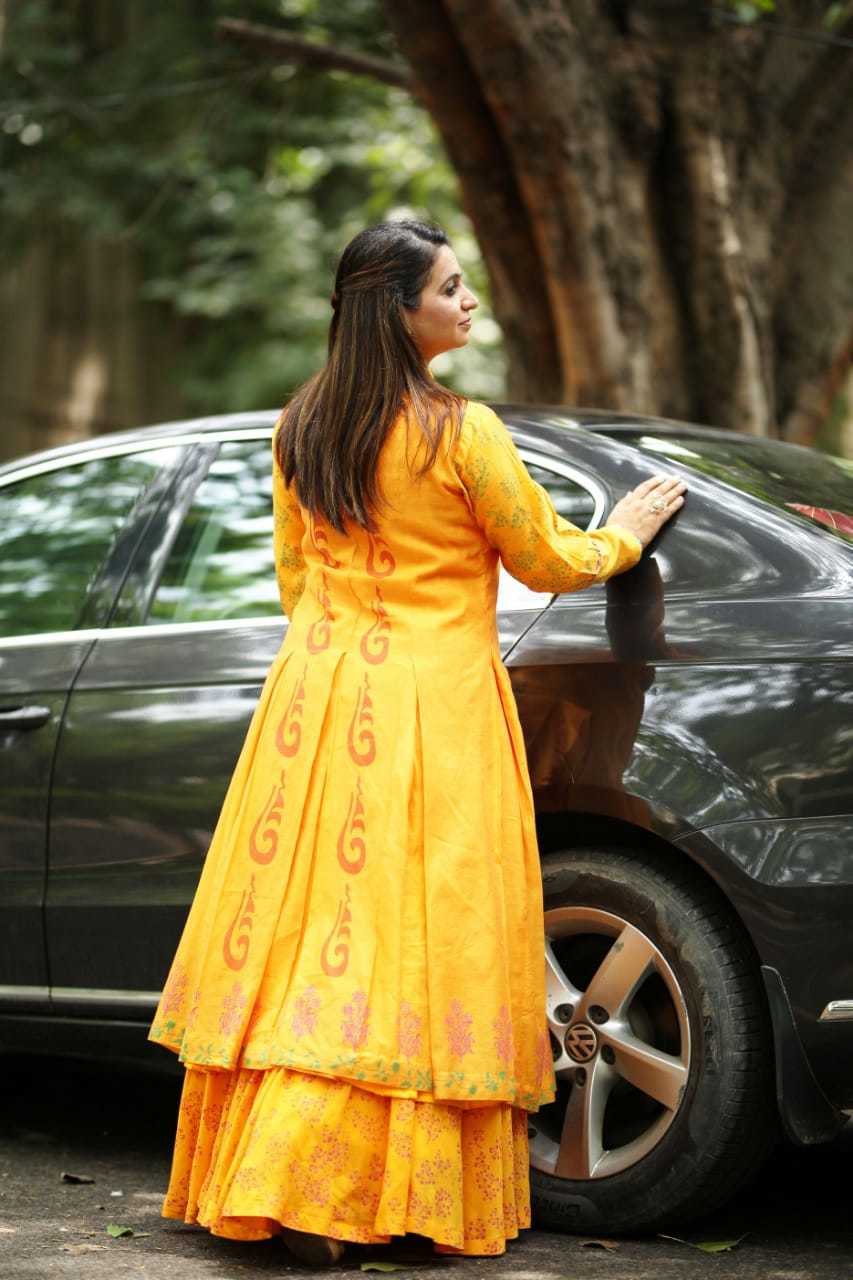 Mixed Anarkali Suit