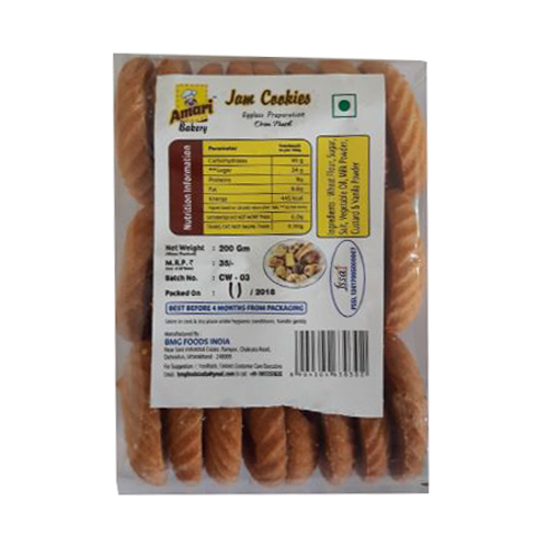 Jam Cookies - Soft Texture, Loaded with Flaxseeds and Jam | Preservative-Free, Ideal for Coffee Pairing