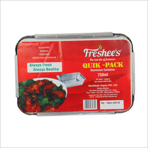 Pack Containers 750Ml