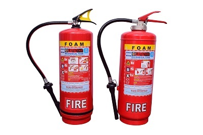 Foam Fire Extinguisher - 9 Ltr, Afff Is: 4989 | Corrosion Resistant, 7m Throw, 13s Discharge Time