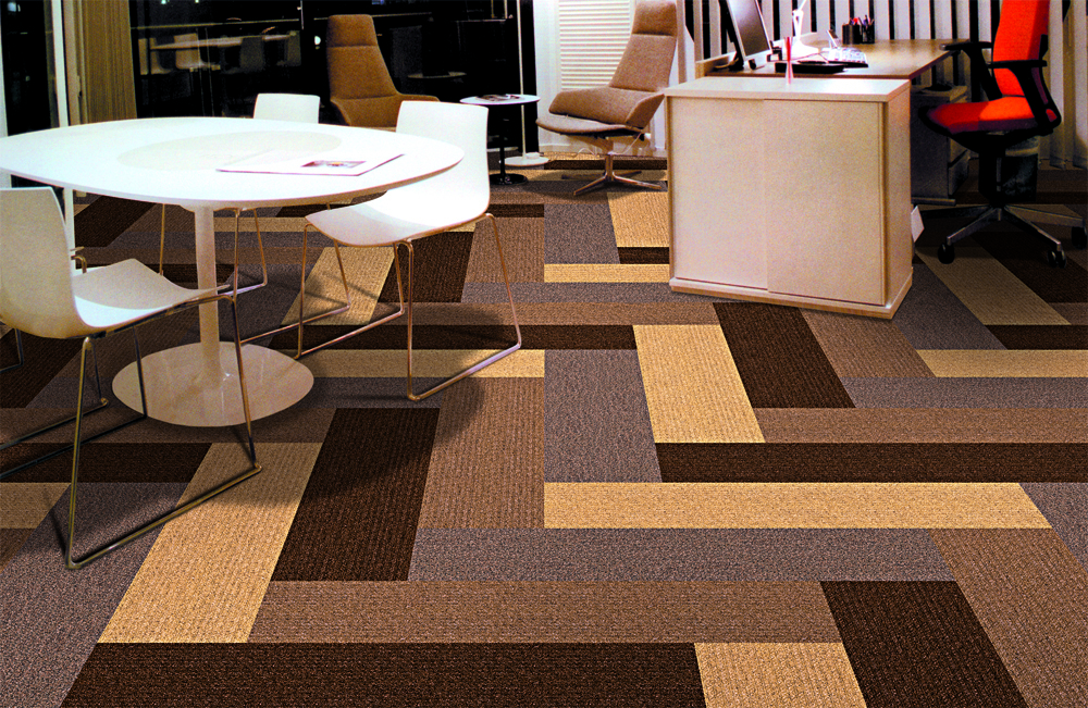 Multi Color Nylon Carpet Tiles