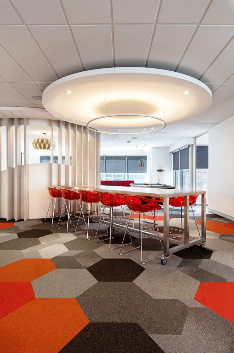 Multi Color Hexagonal Carpet Tiles