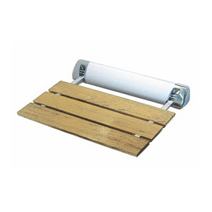 टीक वुड बाथ चेयर