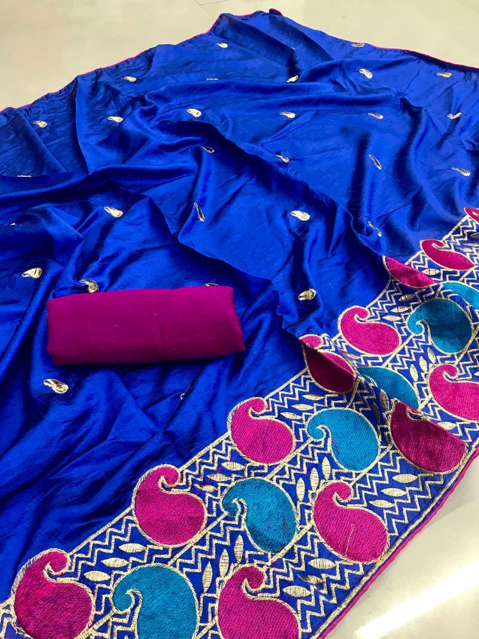 Multy Fancy Border Saree