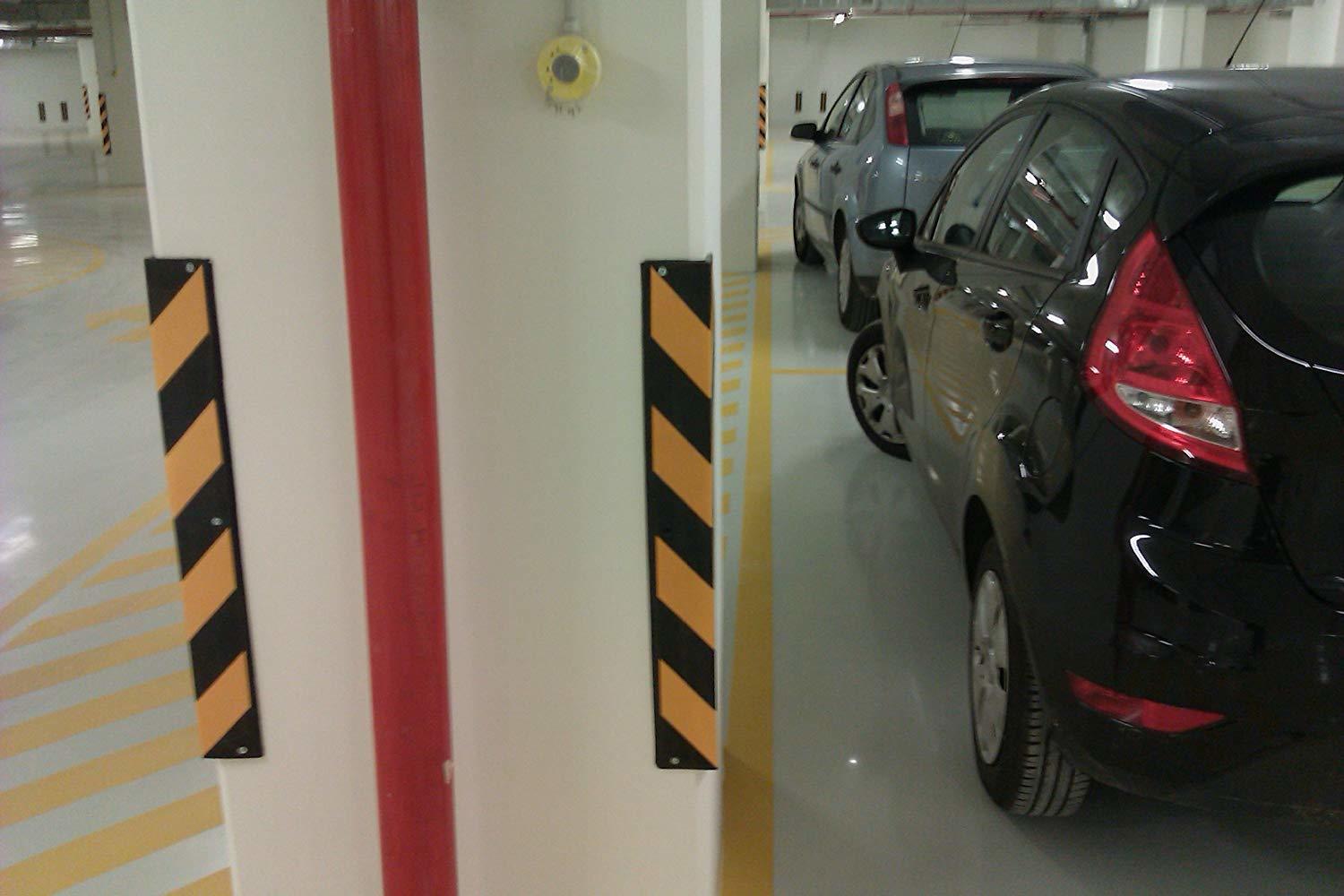 Corner Or Pillar Guard V Shape - Color: Black