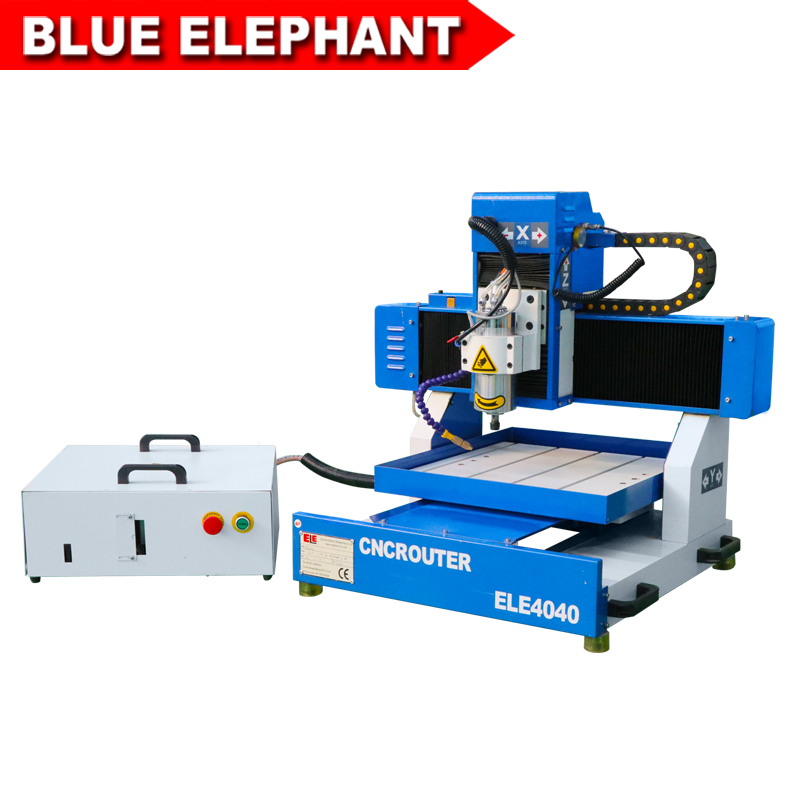 4040 Mini Cnc Router - Metal, 400x400x160mm | High Precision, Easy Moving, Water Cooling Spindle