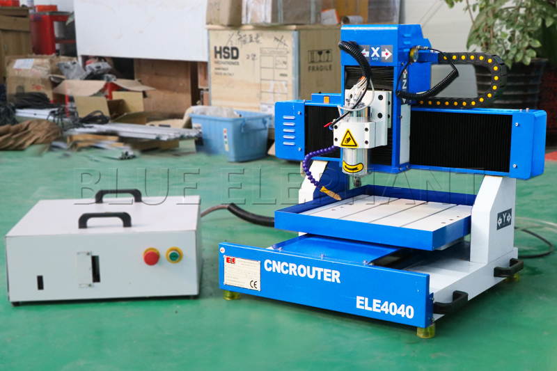 4040 Mini Cnc Router - Metal, 400x400x160mm | High Precision, Easy Moving, Water Cooling Spindle