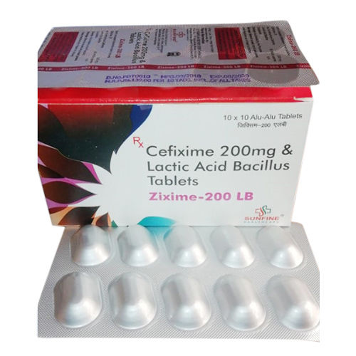 200mg Cefixime और लैक्टिक एसिड बैसिलस टैबलेट