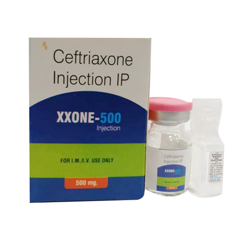 Ceftriaxone Injection IP - 500mg Liquid Antibiotic , Effective Against Gram-Positive and Gram-Negative Bacteria, Suitable for Adults and Teens
