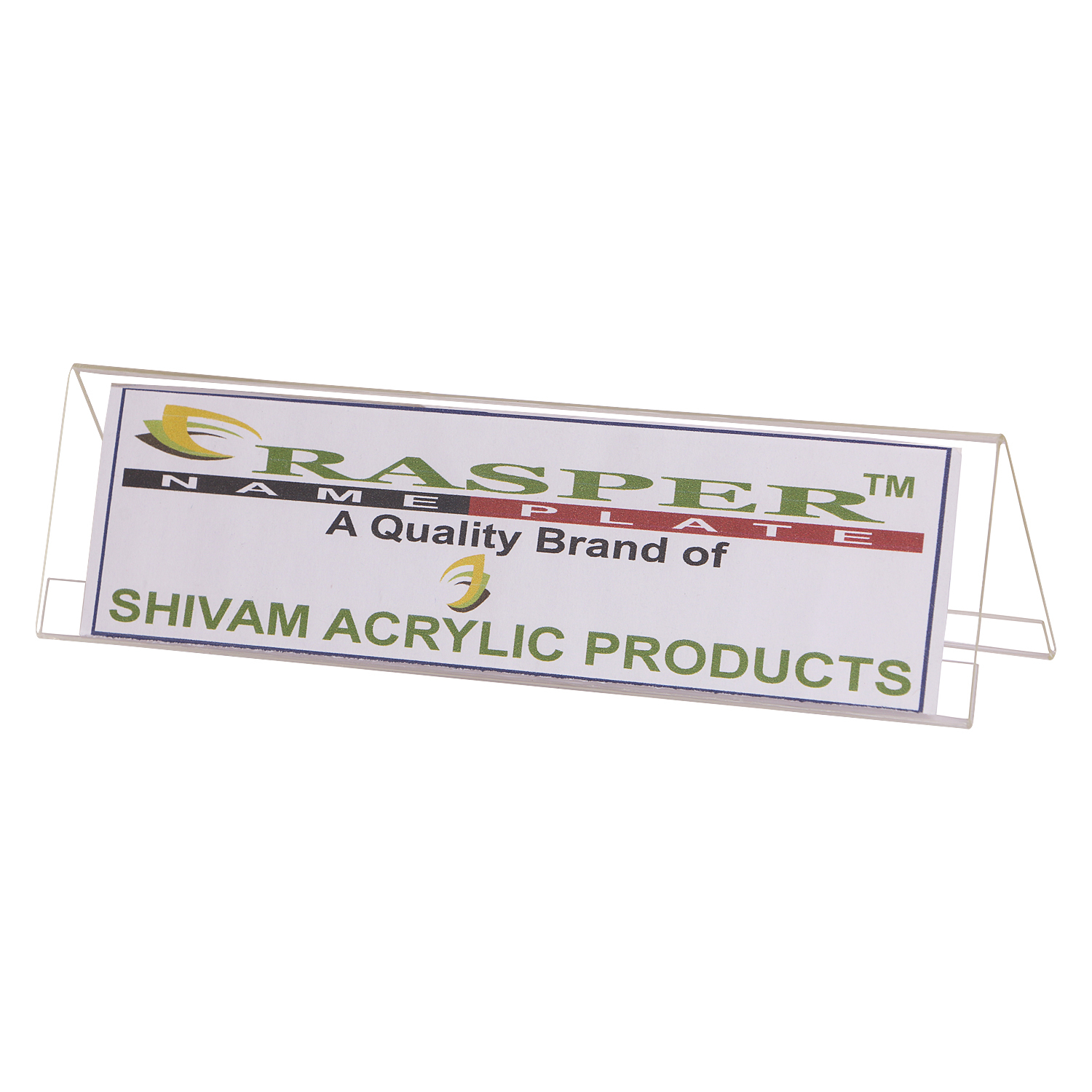 Good Look Rasper Acrylic Name Plate For Office Table