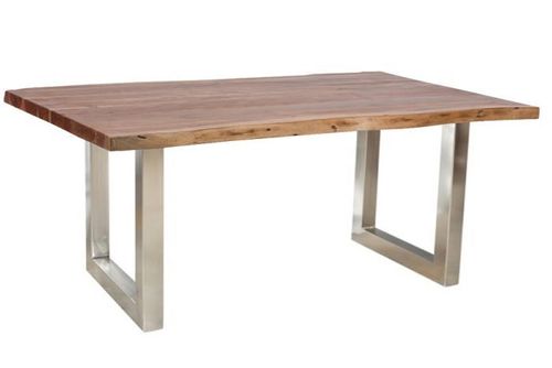 Machine Made Dining Table Live Edge