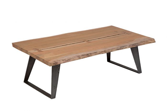 Machine Made Dining Table Live Edge