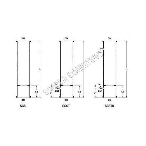 Glass Column Components Application: Chemical Laboratory