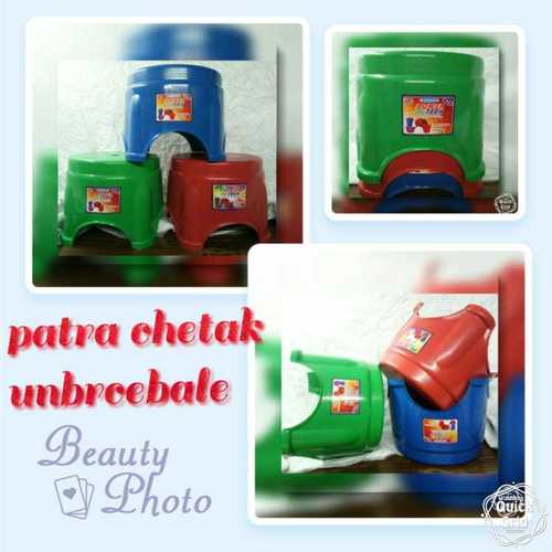 Plastic Stools - Soft Plastic, Small/Medium/Large Sizes, Red/Green/Blue Colors | Versatile Seating & Stepping Solutions for Home & Commercial Use