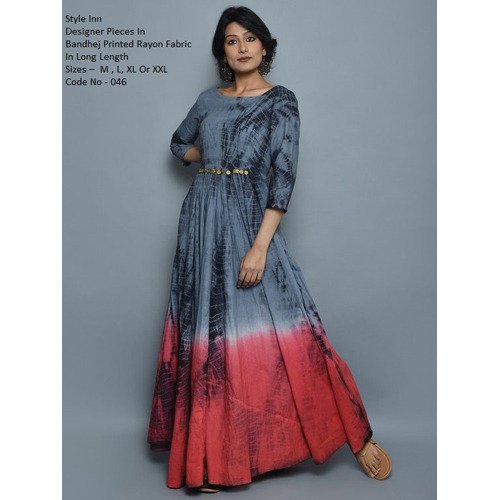 महिलाओं की प्रिंट डिजाइनर कुर्ती