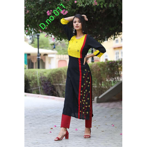 महिलाओं के लिए कॉटन सीधी कुर्ती