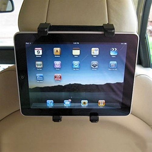 Car Tablet Holder - Pvc Material, Universal Fit For 7-13 Inch Tablets | Adjustable Left-right Hook For Family Entertainment On The Go