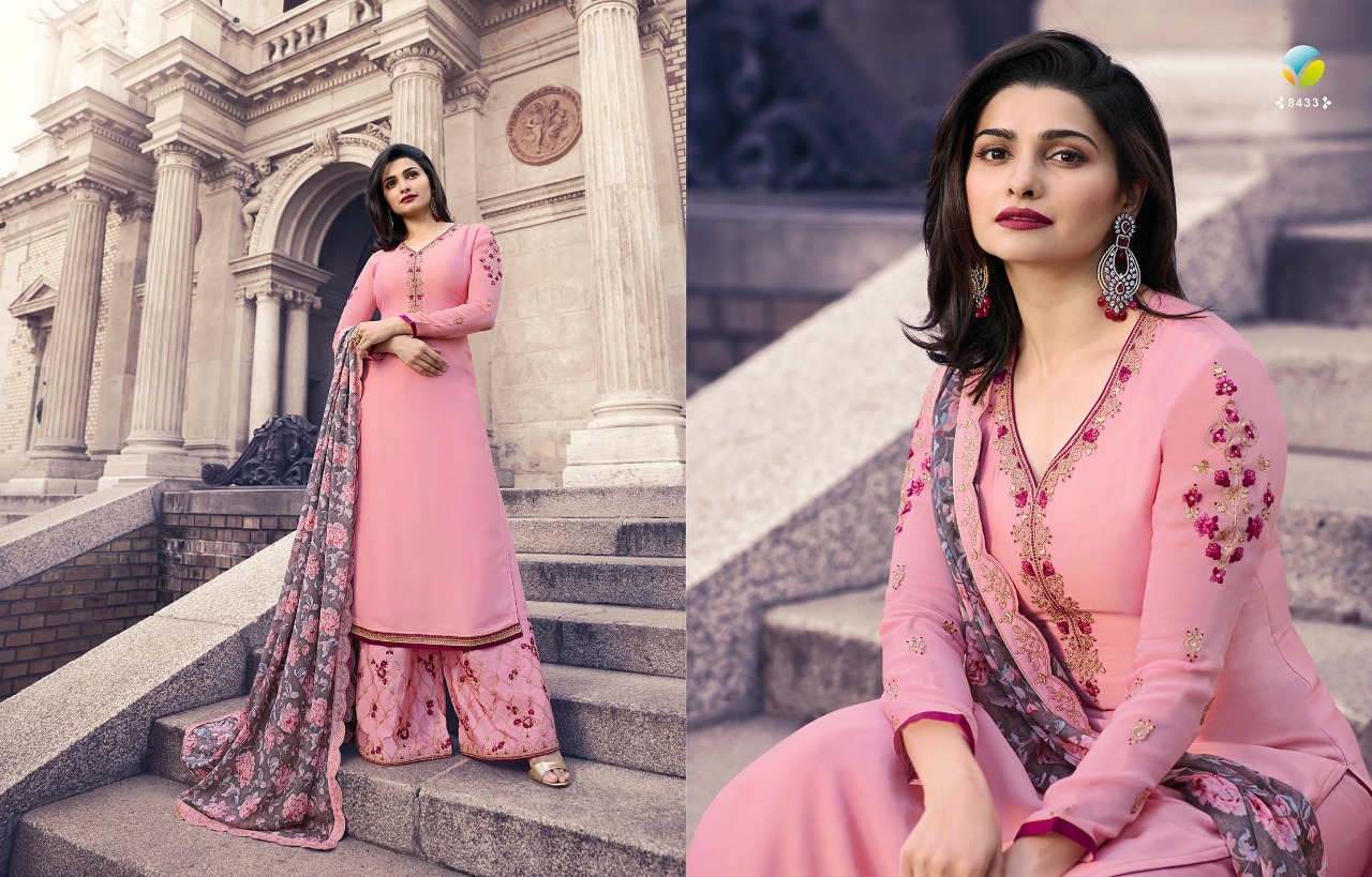 Pink Plzzo Style Salwar Suits