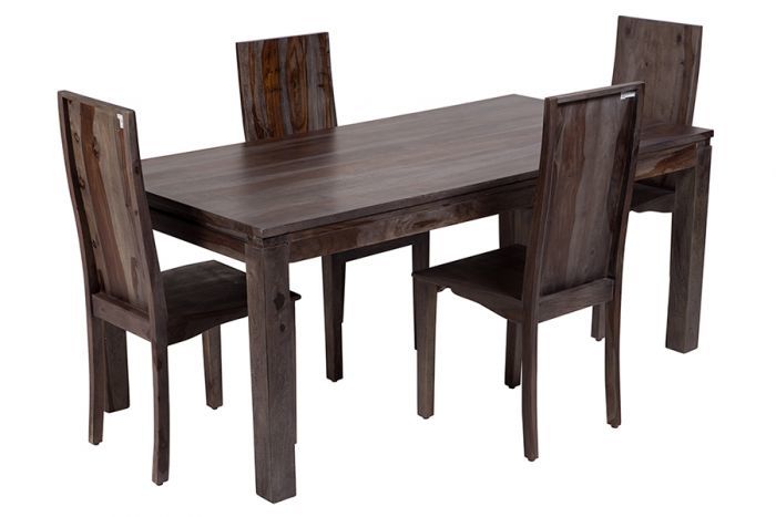 Handmade Dining Table Set Sheeshan 4 Chair