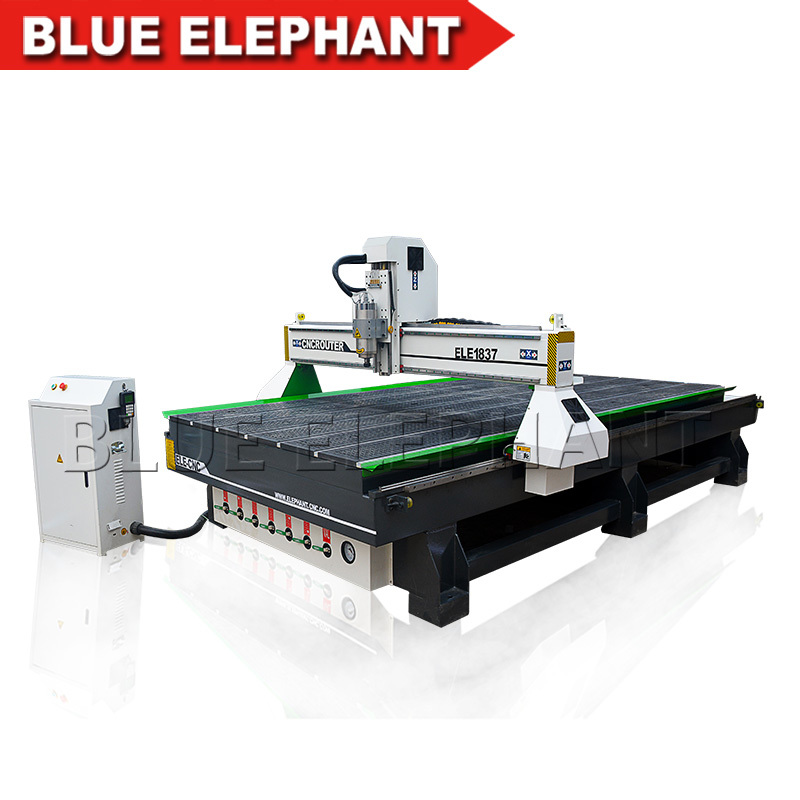 Vacuum Cleaning System Blue Elephant Multipurpose Woodworking Machine , 1837 Cnc 3 Axis Machinery For Wooden Toy
