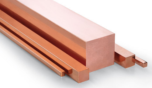 Copper Square Bars - Pure Copper, Suitable for Hot and Cold Forming, Rigorously Inspected Quality
