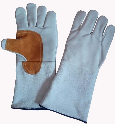 Welding Hand Gloves - Leather, 14-18 Inch Sizes | New Industrial Use, Enhanced Durability