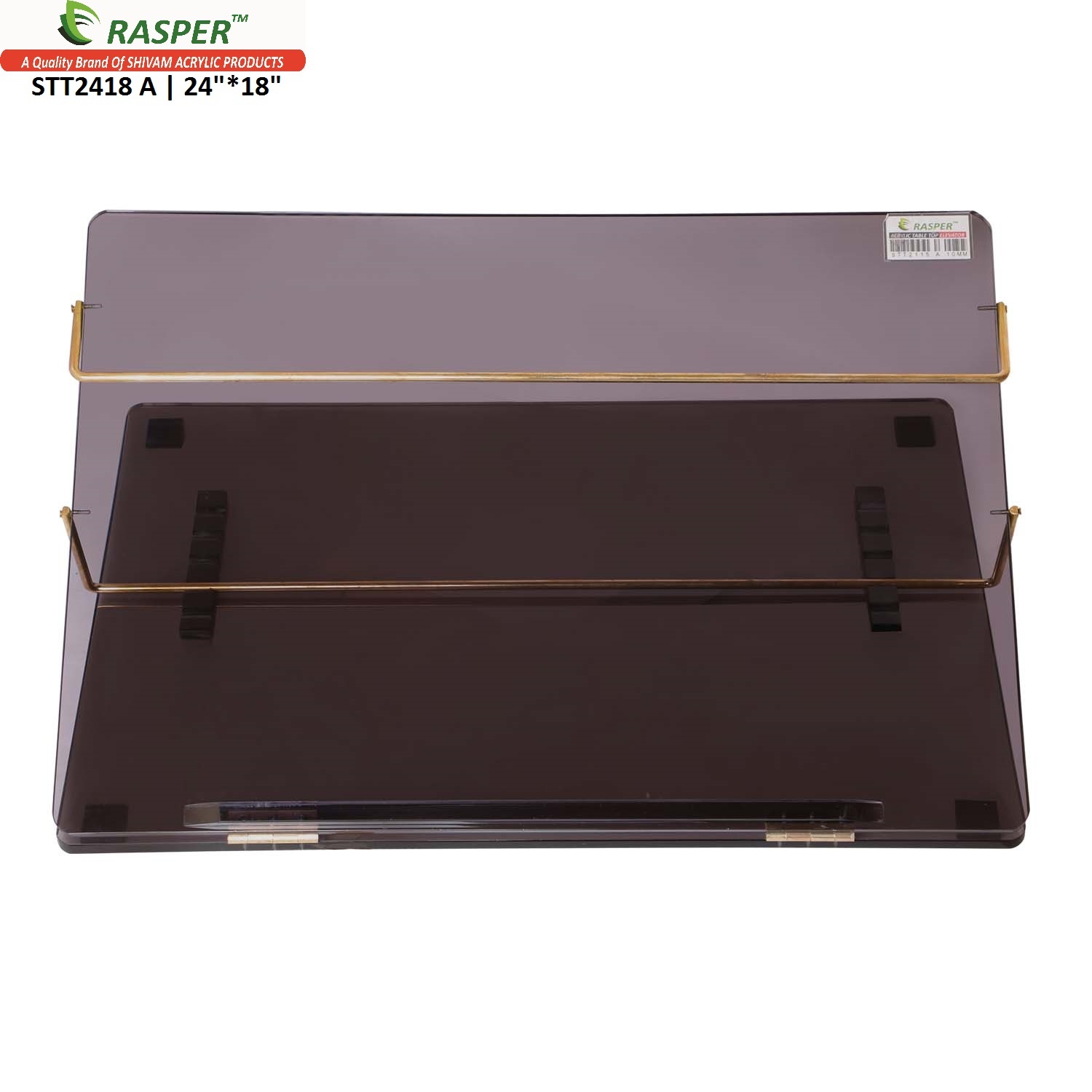 Rasper Acrylic Table Top Elevator (Standard Size 21x15 Inches) Premium Quality Application: Reading/writing