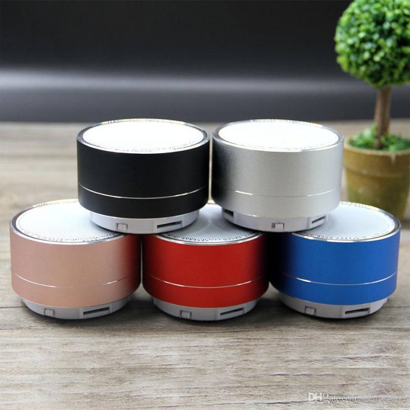 A-18 Bluetooth Speaker - Mini Wireless Design | Bluetooth, Fm Radio, Memory Card Slot, Pen Drive, Built-in Mic, Durable Audio Output