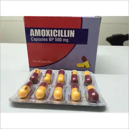 Amoxicillin Capsules - 500 mg, Hard Gelatin | Effective Antibiotic for Bacterial Infections, Easy-to-Swallow Capsule Form