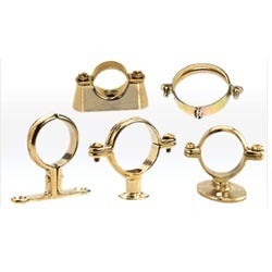 Golden Brass Pipe Clamps