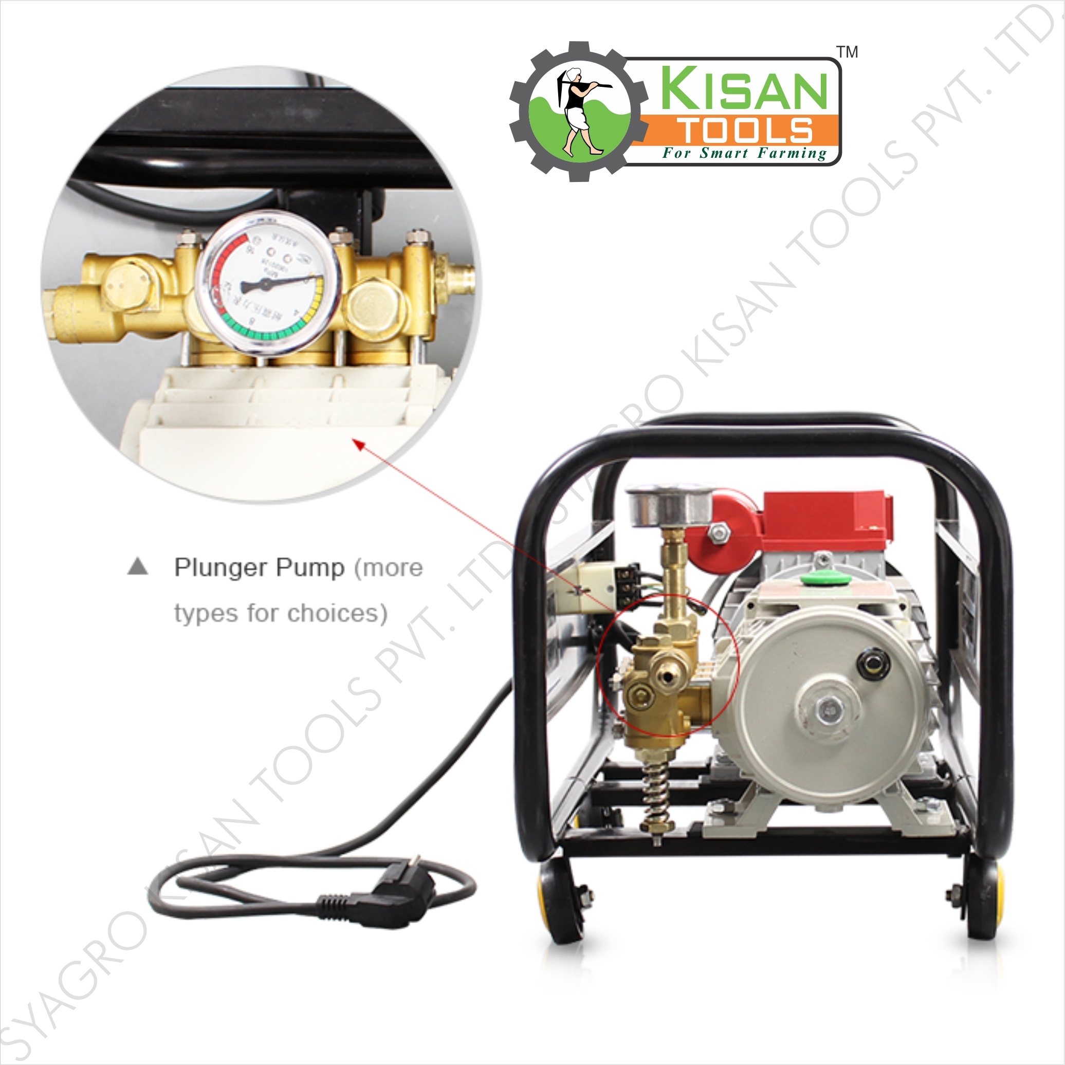 Electric Car Washer Pump Pressure: High Pressure