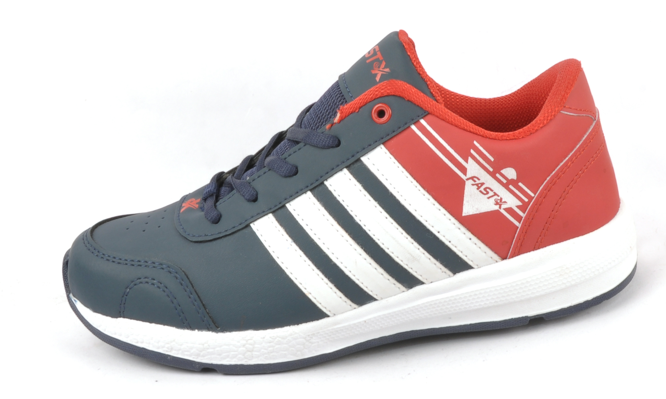 Trendy Black And Red Sports Shoes