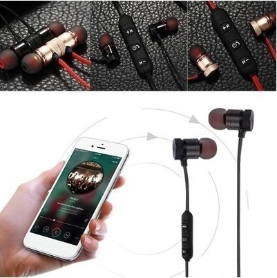 Magnet Handsfree - Magnetic Bluetooth, Waterproof Design | Noise Isolation, Integrated Neckband, Thunder Beats Stereo Sound, Secure Fit For Sports