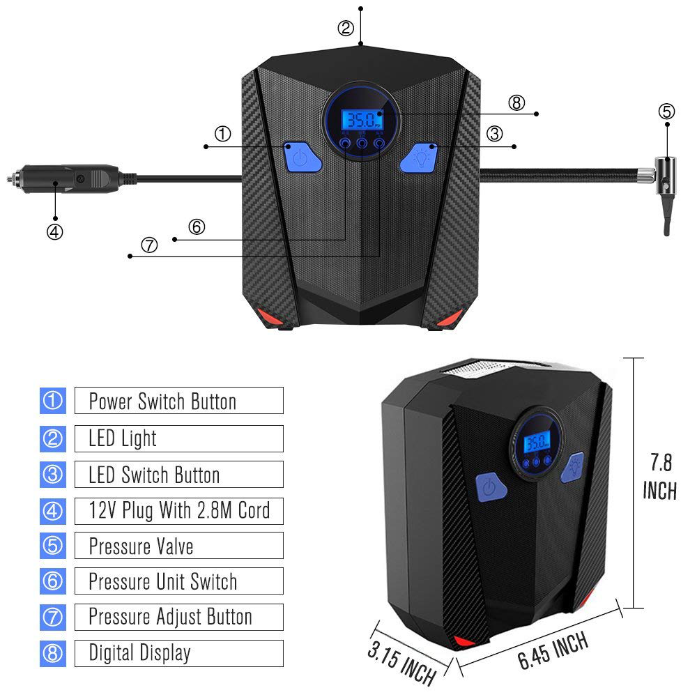 Digital Tyre Inflator
