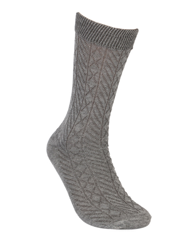 ओमेगा एंबॉस डिज़ाइन स्पार्कलिंग बछड़ा मोज़े