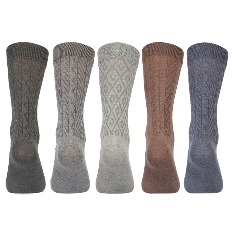 Omega Emboss Design Sparkling Calf Socks