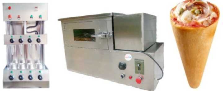 Low Noice Pizza Cone Making Machine