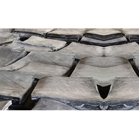 Reclaim Butyl Rubber Ash %: 4 X 2