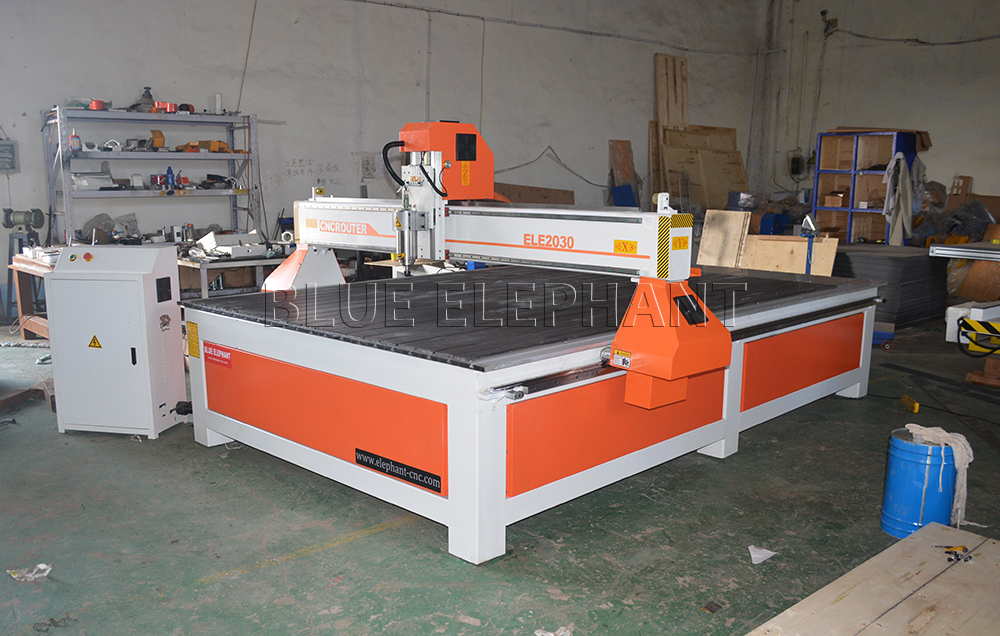Wide Cnc Router Cnc Router - 2000mm X 3000mm X 200mm Metal, 3kw Water Cooling Spindle ...