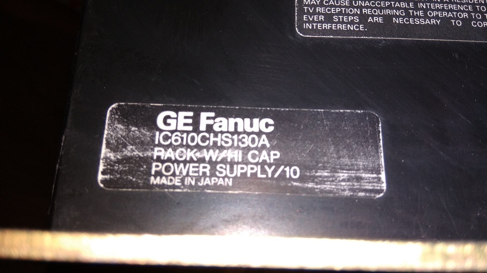 Ge Fanuc Rack - Metal & Pcb, 130mm, Dark Gray | Control Rack For Industrial Automation Systems, Plc Integration & Expansion
