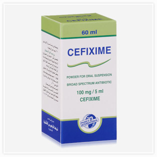 Cefixime - 100 mg/5ml Powder, 60 ml Volume | Active Ingredient for Treating Bacterial Infections, Store at Room Temperature