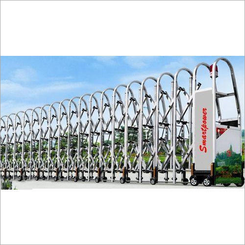 Retractable Gates - Durable Aluminum Alloy, Adjustable Width Options , Secure Locking Mechanism