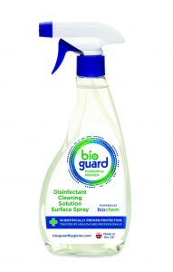 White And Blue Disinfectant Cleaning Solution