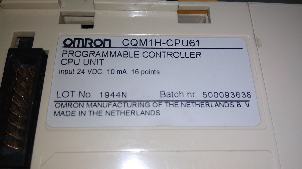 Omron Module Cqm1h-cpu61