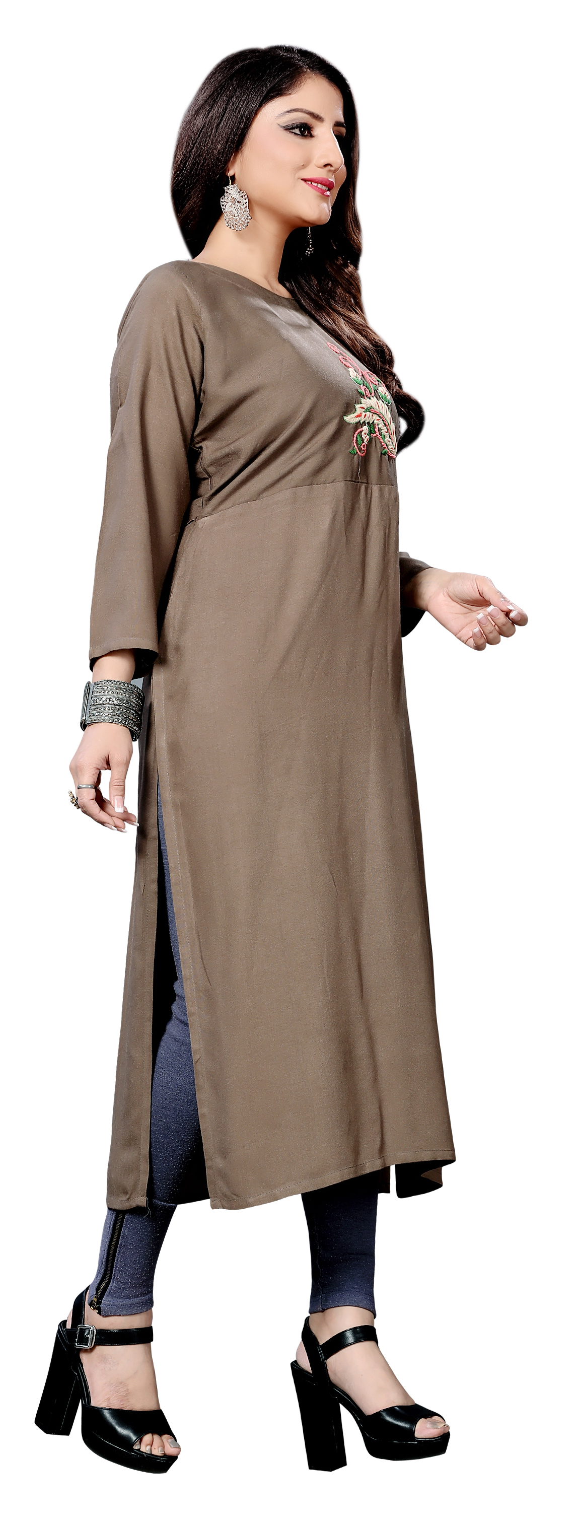 Meedal Hand Work Kurti